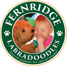Logo for FernRidge Labradoodles, LLC